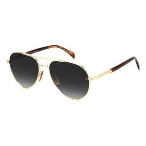 A0765Z New DAVID BECKHAM Gold Aviator DB 1118/G/S T5U9O Sunglasses Women